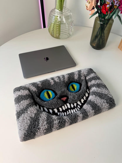 Fluffy Keyboard Rug – Handmade Tufted Desk Mat for Gamers and Cartoon Lovers
