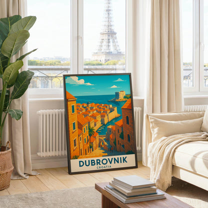 Dubrovnik Print, Dubrovnik Wall Art, Croatia Wall Art, Dubrovnik Travel Print, Wedding Gift, Birthday Present, Travel Decor, Travel Wall Art