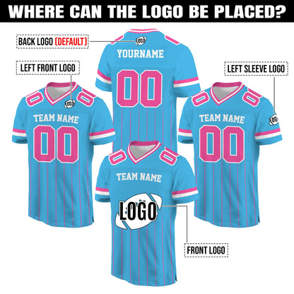 Personalized American Football Jersey For Men Women Youth Preschool, Custom Name Number Jersey Shirt for Football fan Sports uniform