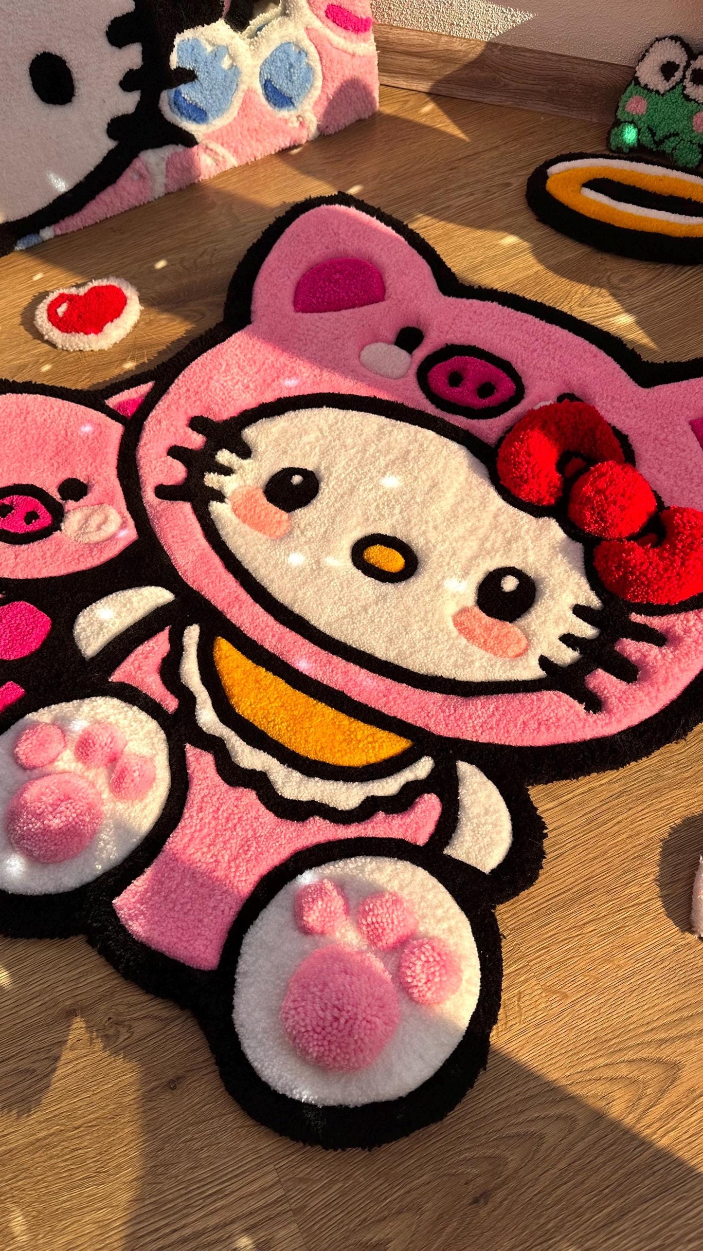 Pink Custom Handmade tufting rug | fully handmade