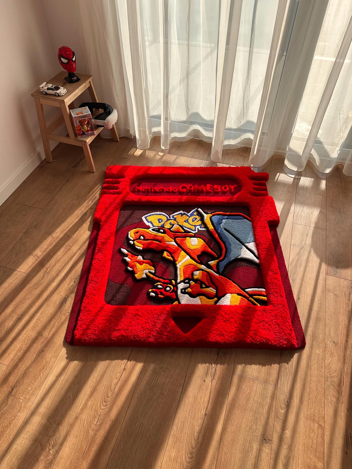Game cartridge tufted rug,3d cartridge rug, handmade tufted custom rug, living room decor rug, bedroom carpet, area carpet