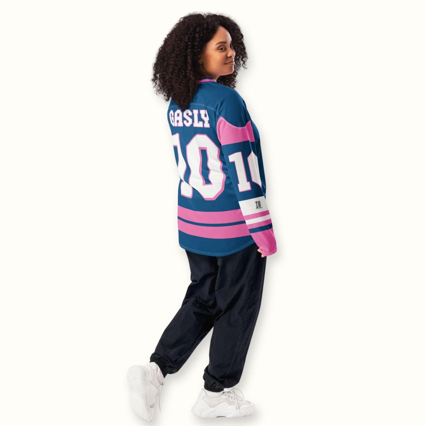 Unisex Racing Hockey Jersey – Streetwear Hockey Jersey with Bold Number 10