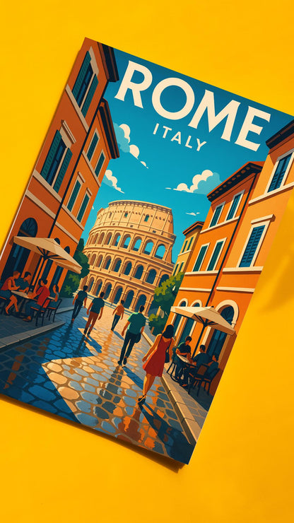 Rome Print, Italy Wall Art, Rome Wall Art, Rome Poster, Rome Travel Print, Birthday Present, Wedding Gift, Travel Decor, Travel Wall Art