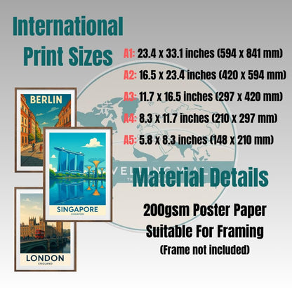 Sydney Print, Australia Wall Art, Sydney Wall Art, Sydney Travel Poster, Birthday Present, Wedding Gift Print, Travel Decor, Travel Wall Art