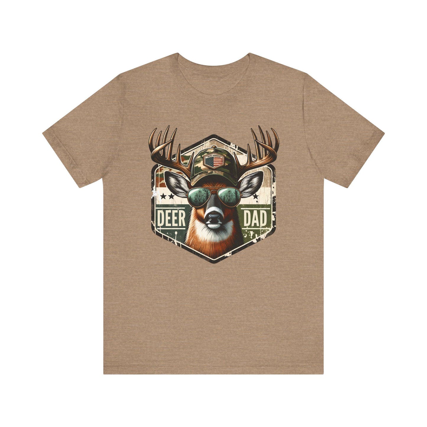 Deer Dad T-Shirt: Unisex Bella Canvas Tee for Hunters
