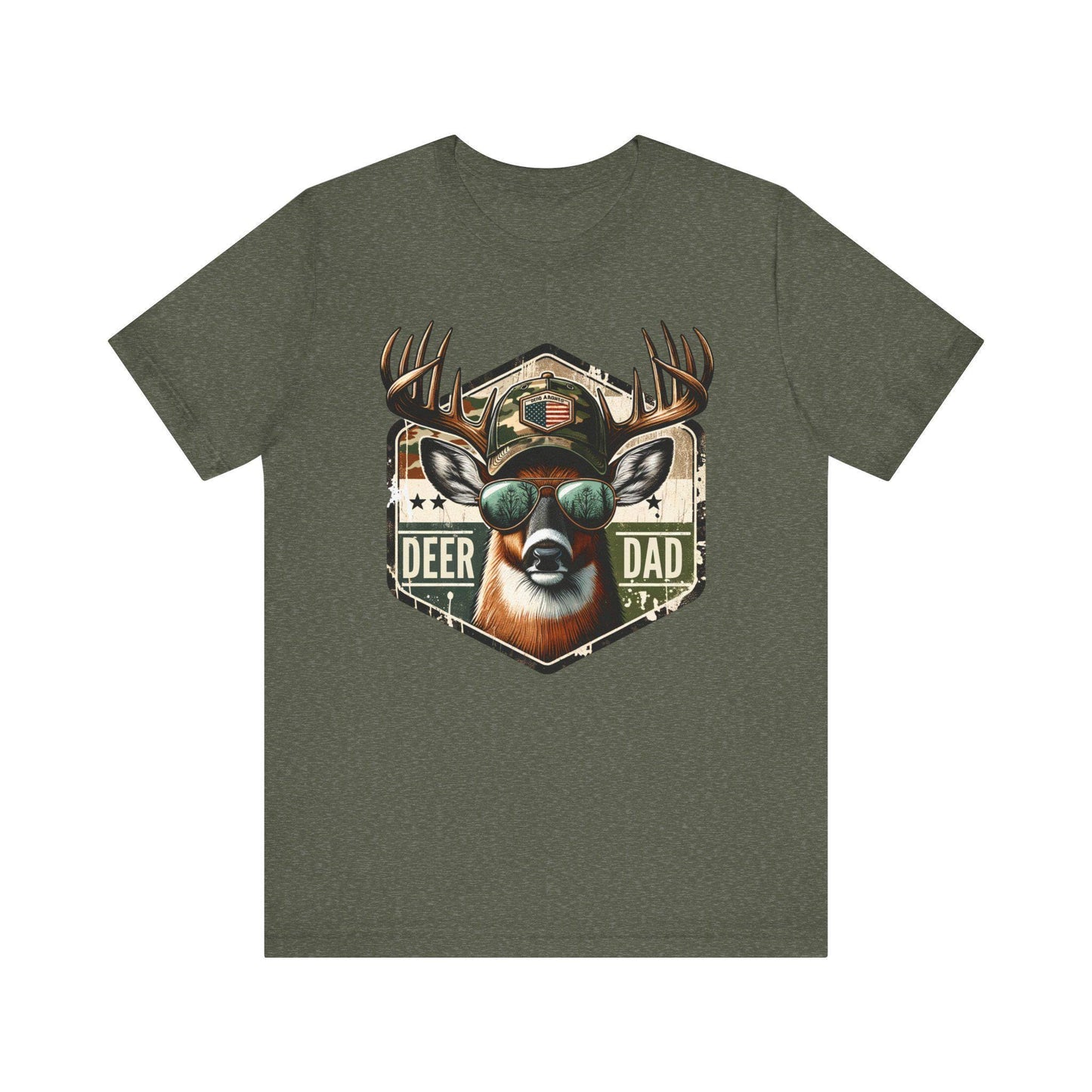 Deer Dad T-Shirt: Unisex Bella Canvas Tee for Hunters