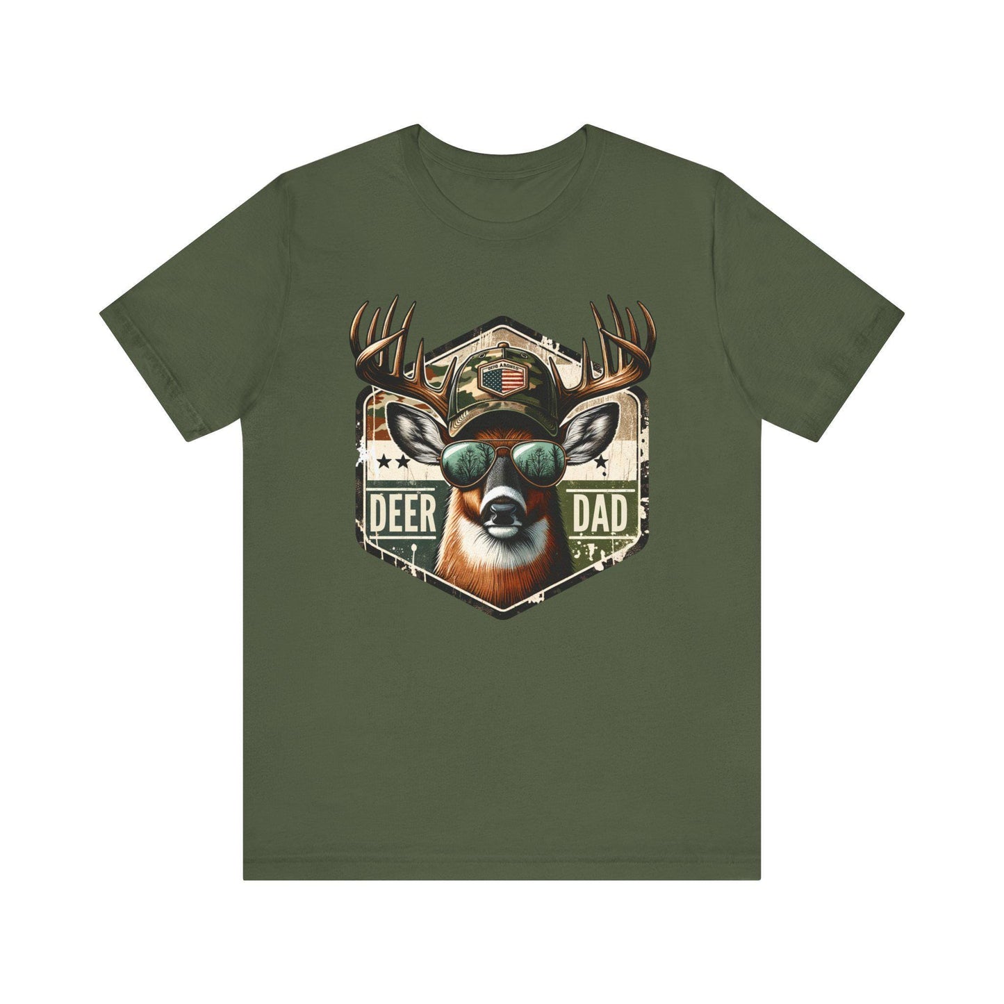 Deer Dad T-Shirt: Unisex Bella Canvas Tee for Hunters