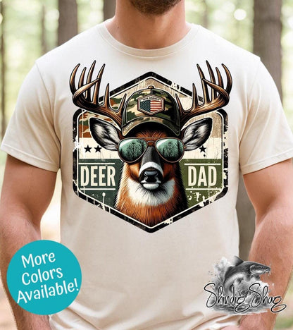 Deer Dad T-Shirt: Unisex Bella Canvas Tee for Hunters
