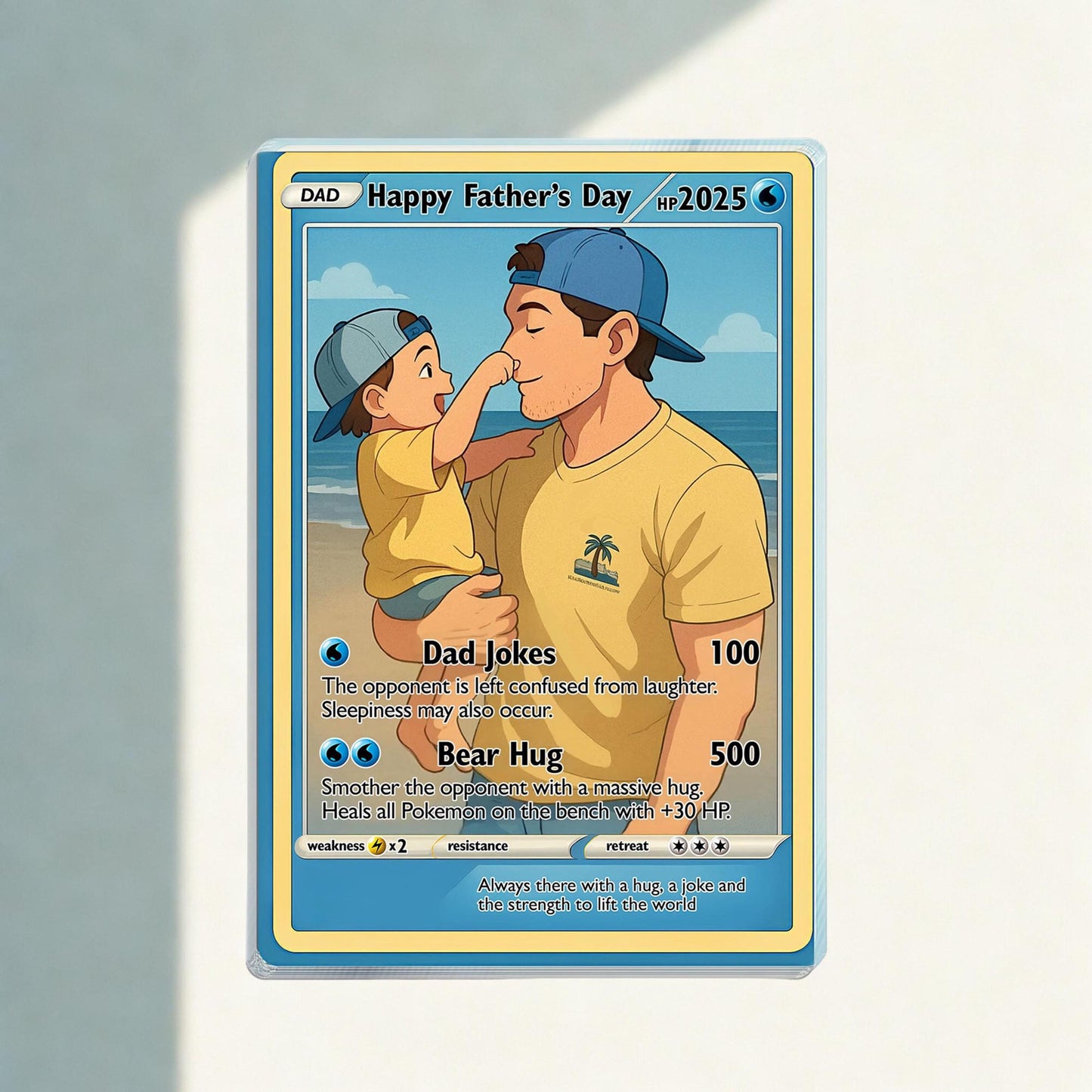 Personalized Father's Day Card Acrylic Block Plaque, Father's Day Gift From Daughter Son, Husband Card, Gift For Dad, Father's Day 2025