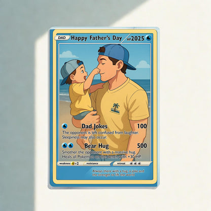 Personalized Father's Day Card Acrylic Block Plaque, Father's Day Gift From Daughter Son, Husband Card, Gift For Dad, Father's Day 2025