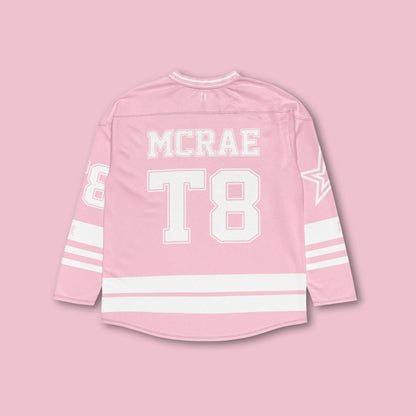 Fan Apparel T8 Hockey Jersey: Pink Concert Outfit