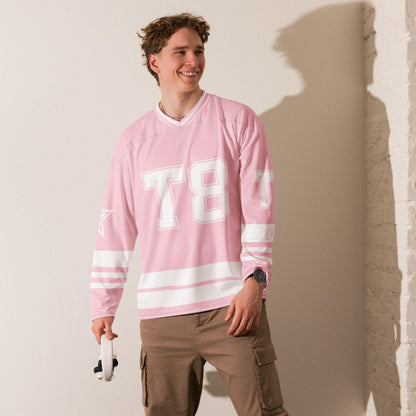 Fan Apparel T8 Hockey Jersey: Pink Concert Outfit