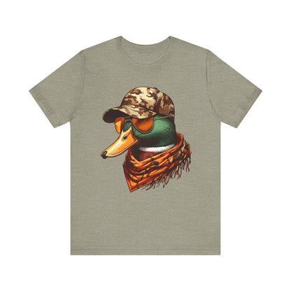 Funny Duck Graphic Tee: Unisex Cotton T-Shirt