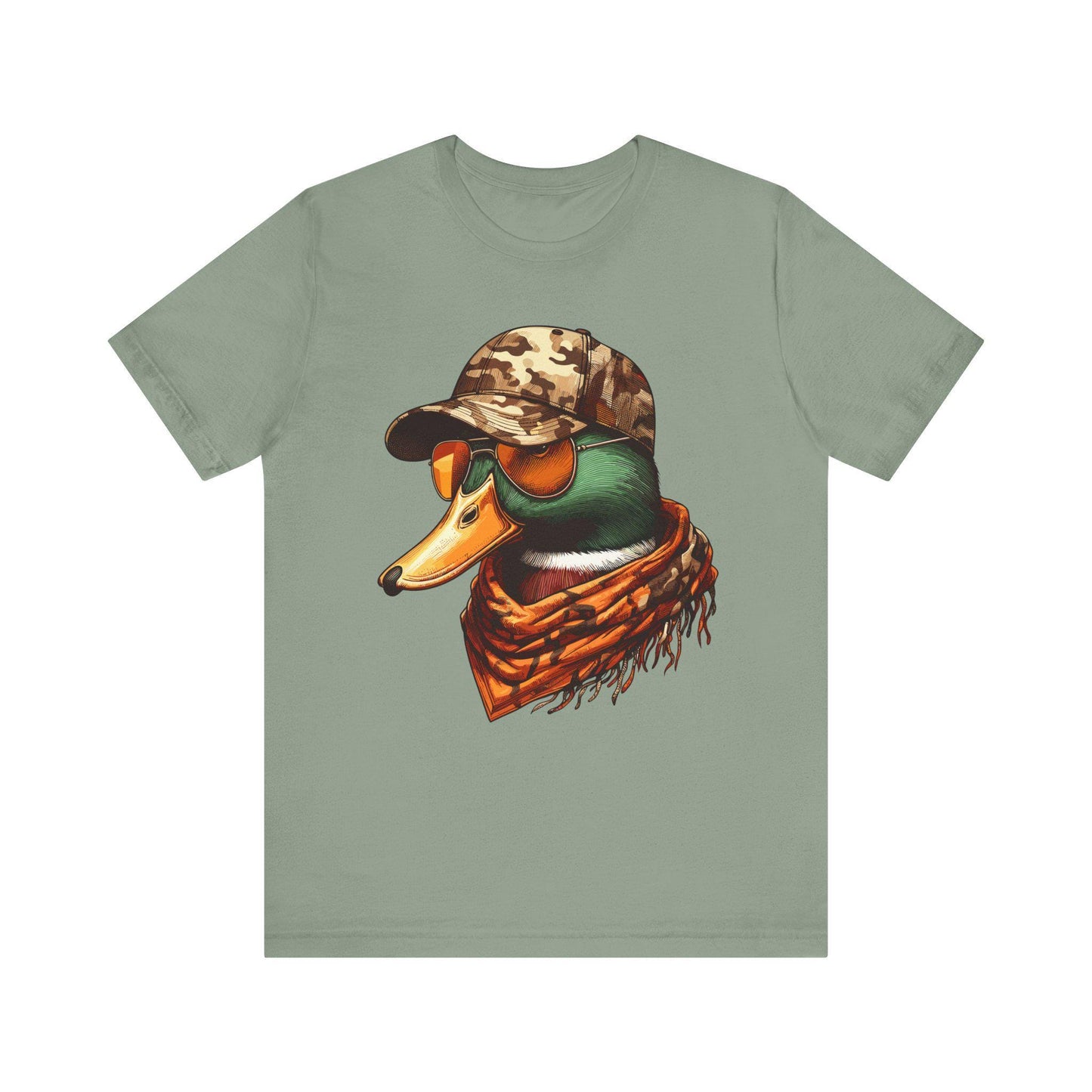 Funny Duck Graphic Tee: Unisex Cotton T-Shirt