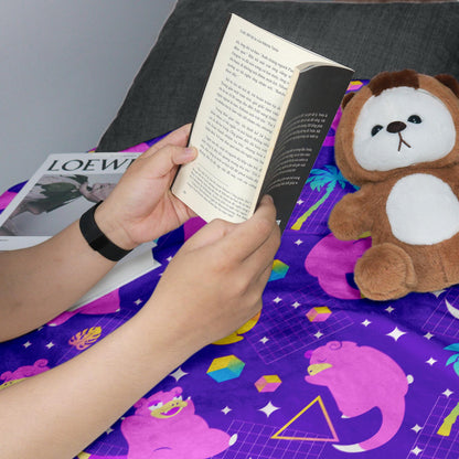 Slowpoke Fleece Blanket Home Decor Throw Blanket Cute Baby Blanket Slowpoke Blanket Gifts