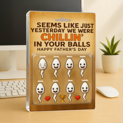 Custom Dad Acrylic Plaque Block, Customer Figure Personalized Acrylic Block Plaque, Father's Day Gift for Dad, Gift for Husband, Father, Dad