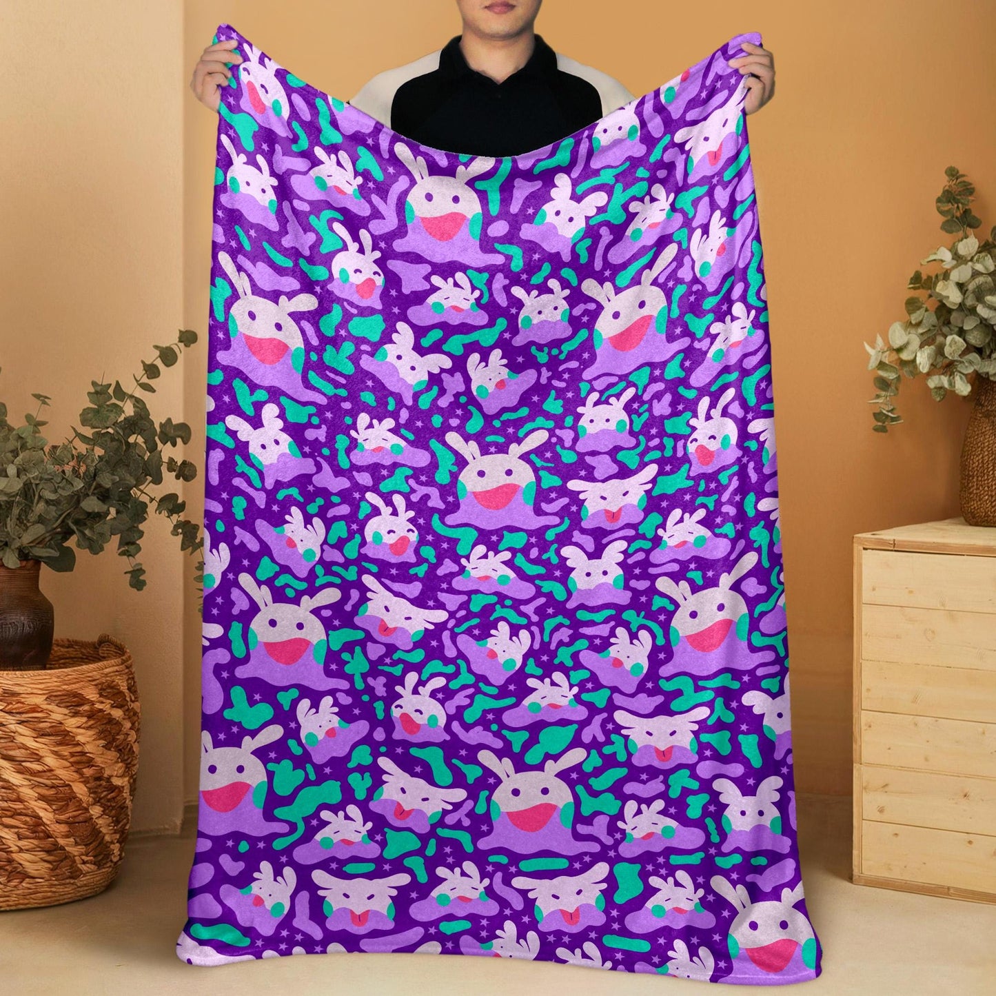 Goomy Fleece Blanket Home Decor Throw Blanket Cute Baby Blanket Goomy Blanket Gifts