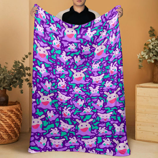 Goomy Fleece Blanket Home Decor Throw Blanket Cute Baby Blanket Goomy Blanket Gifts