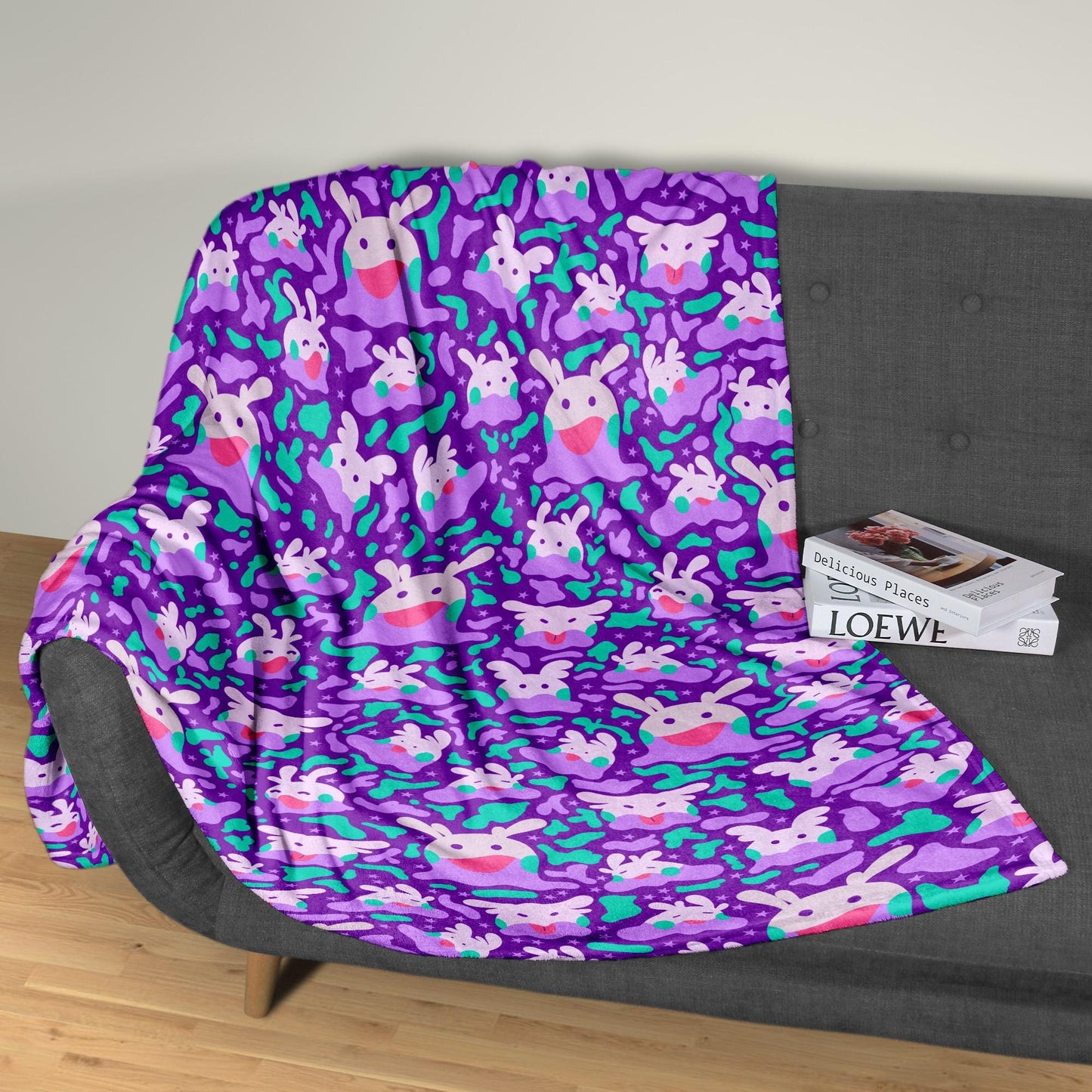 Goomy Fleece Blanket Home Decor Throw Blanket Cute Baby Blanket Goomy Blanket Gifts