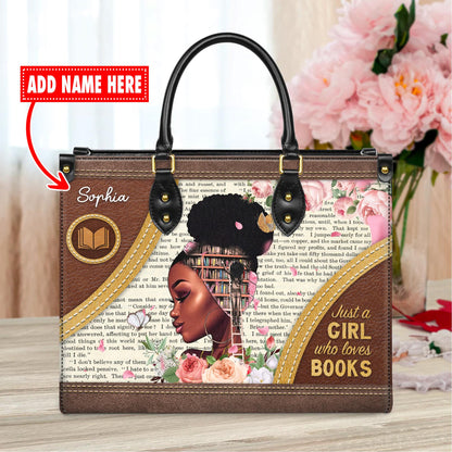 Personalized African American Faith Leather Handbag | Custom Inspirational Bag, Empowering Christian Purse for Women