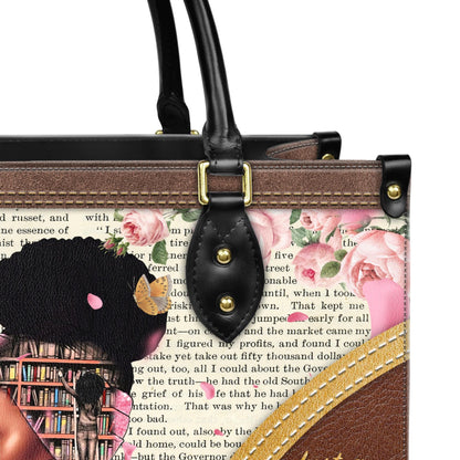Personalized African American Faith Leather Handbag | Custom Inspirational Bag, Empowering Christian Purse for Women