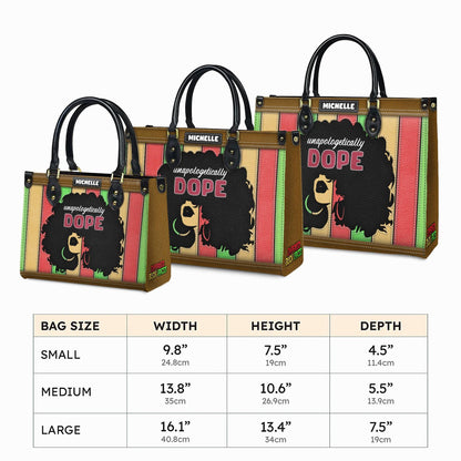 Empowering African American Leather Handbag | Custom Inspirational Purse | Personalized Christian Bag for Women