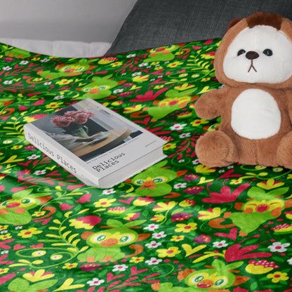 Grookey Fleece Blanket Home Decor Throw Blanket Cute Baby Blanket Grookey Blanket Gifts