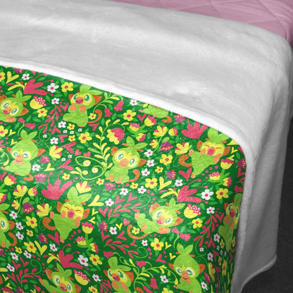 Grookey Fleece Blanket Home Decor Throw Blanket Cute Baby Blanket Grookey Blanket Gifts