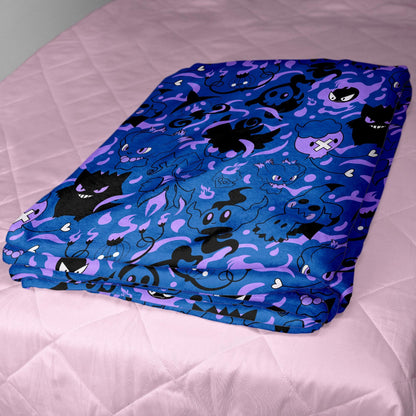 Gengar Fleece Blanket Home Decor Throw Blanket Bedroom Decor Baby Blanket Cute Gengar Blanket Gifts