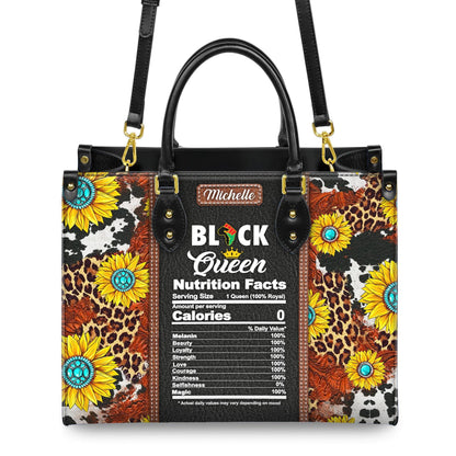 Personalized African American Faith Leather Handbag | Custom Inspirational Purse | Empowering Christian Bag for Women