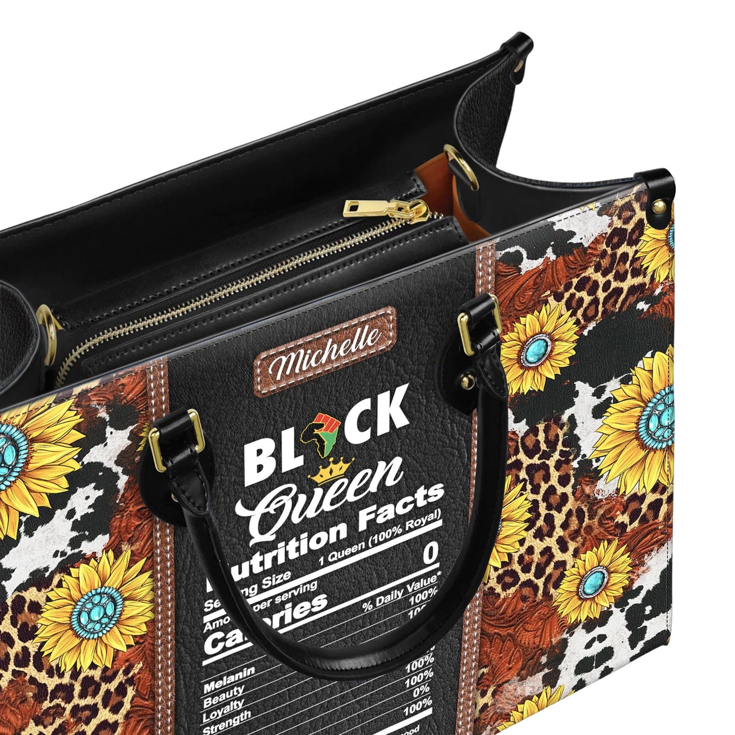 Personalized African American Faith Leather Handbag | Custom Inspirational Purse | Empowering Christian Bag for Women