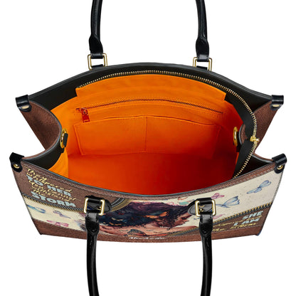 Custom African American "I Am The Storm" Leather Handbag | Inspirational Personalized Purse for Empowered Women