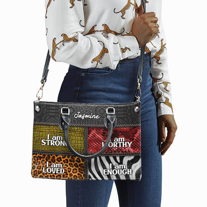 Personalized African American Melanin Leather Bag | Custom Stylish Handbag | Empowering Purse for Women of Color