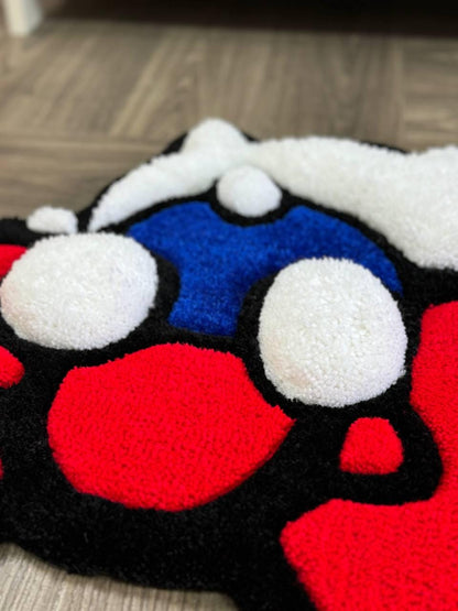3D Puffy custom rug Kitty rug Tufted rug.Rugs for bedroom aesthetic.Cute rug.Hand tufted rug.Cool rug.Anime rug.Kids rug.Custom doormat.