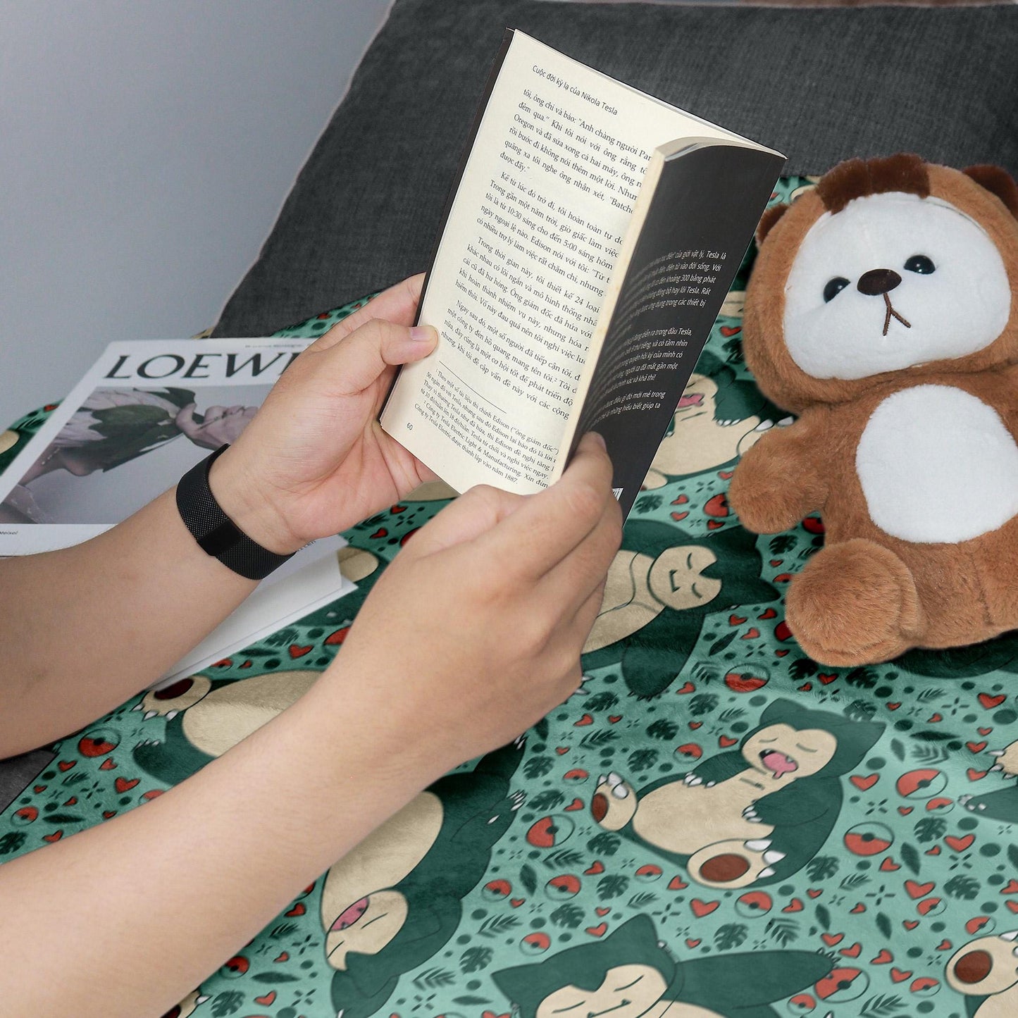 Snorlax Fleece Blanket Home Decor Throw Blanket Bedroom Decor Baby Blanket Sleep Snorlax Blanket Gifts