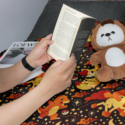 Charmander Fleece Blanket Home Decor Fire Fennekin Blanket Throw Blanket Cute Baby Blanket Charmander Blanket Gifts