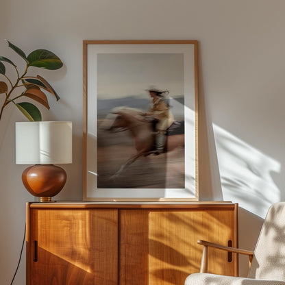 Vintage Equestrian Horse Print: Countryside Farm Wall Art