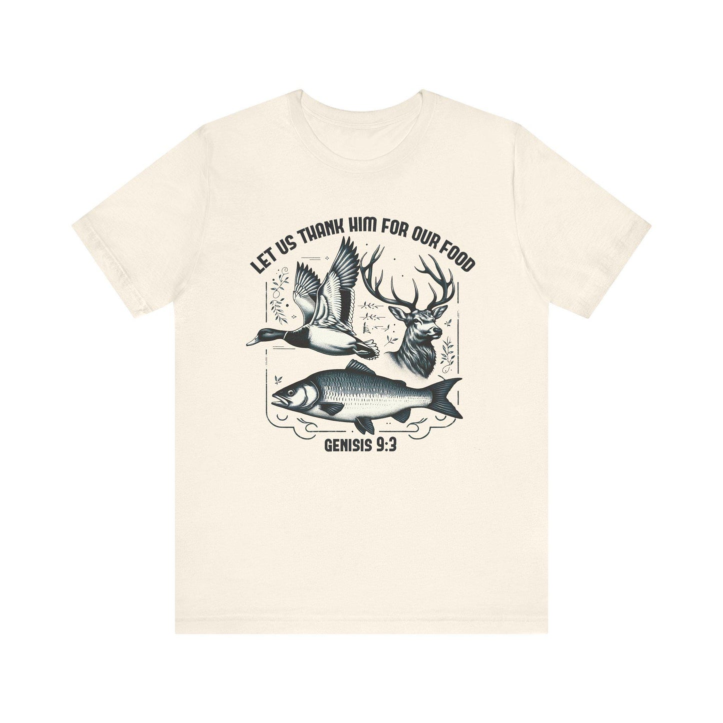 Thankful Hunter T-Shirt: Unisex Short Sleeve Tee