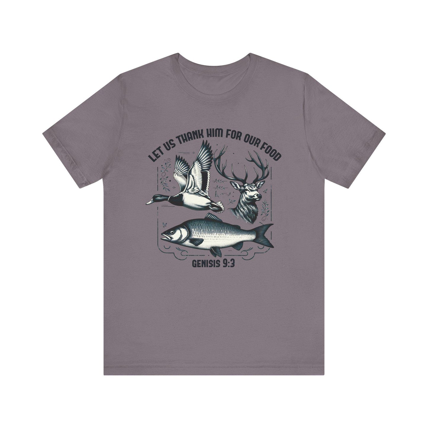 Thankful Hunter T-Shirt: Unisex Short Sleeve Tee