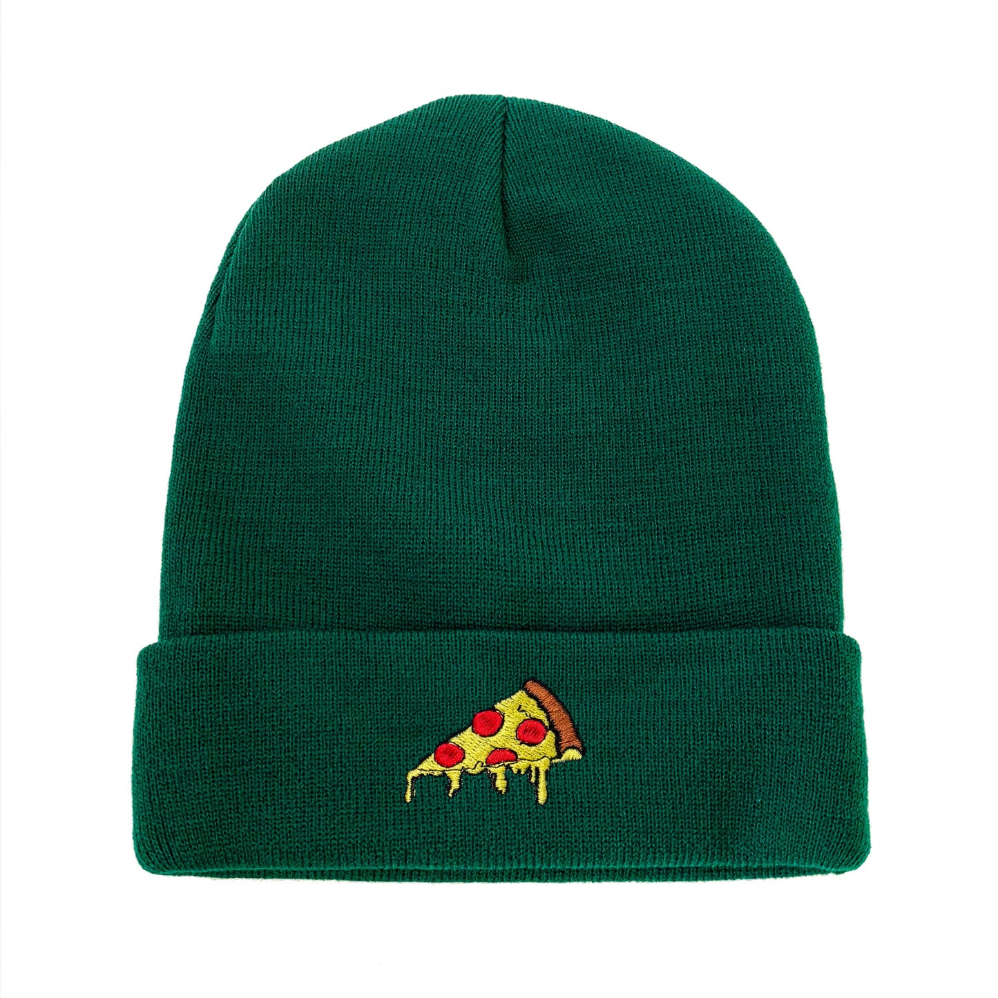 Pizza Slice Embroidered Beanie Winter Beanie