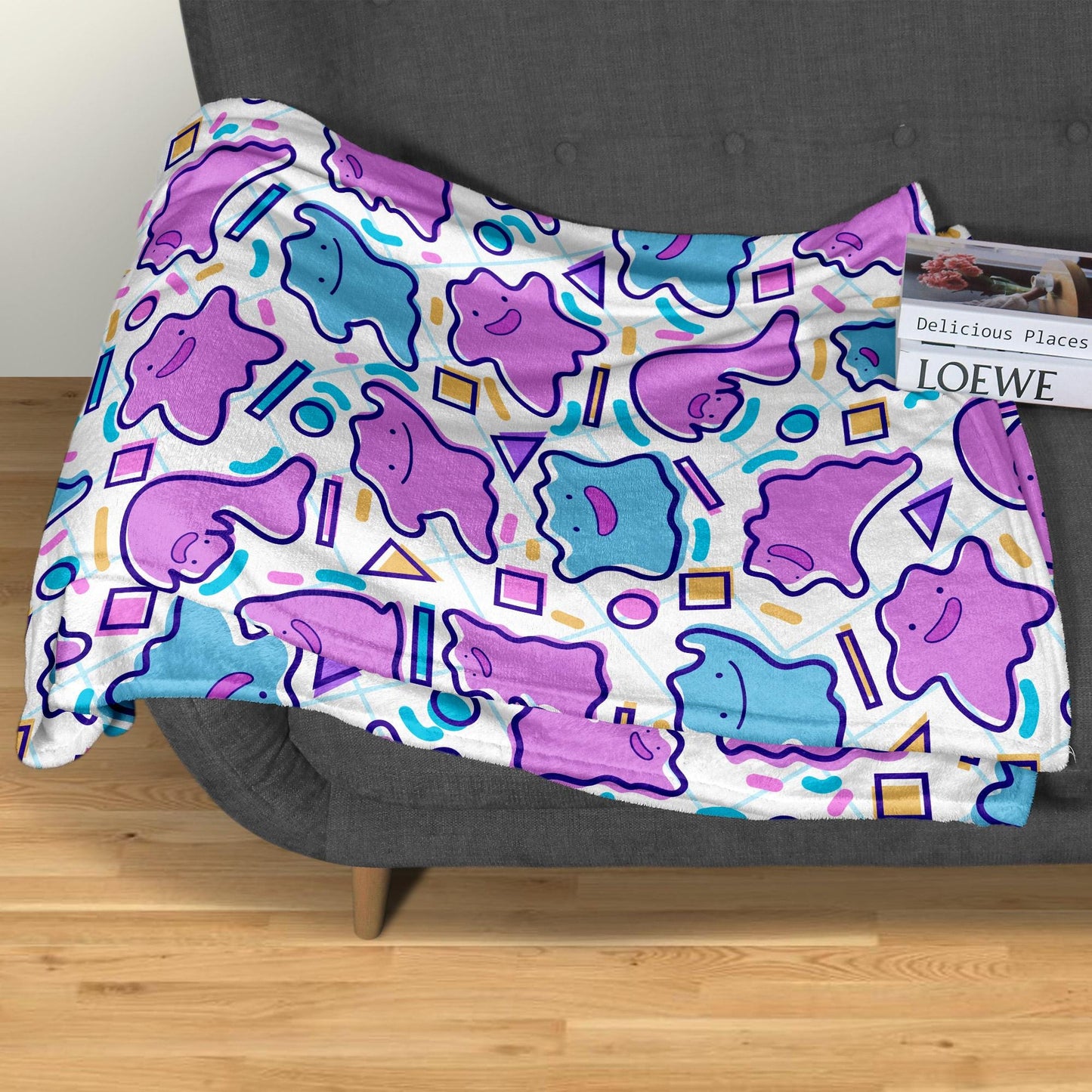 Ditto Fleece Blanket Home Decor Throw Blanket Bedroom Decor Baby Blanket Sleep Ditto Blanket Gifts