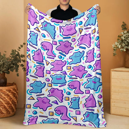 Ditto Fleece Blanket Home Decor Throw Blanket Bedroom Decor Baby Blanket Sleep Ditto Blanket Gifts