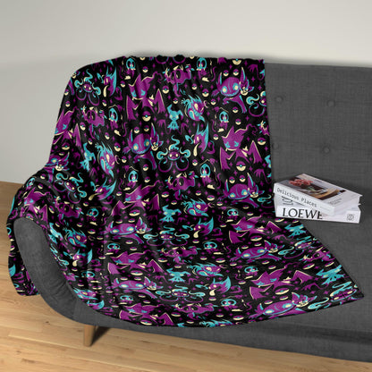 Sableye Fleece Blanket Home Decor Banette Blanket Throw Blanket Cute Baby Blanket Sableye Blanket Gifts