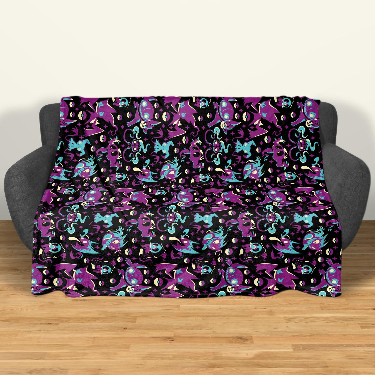 Sableye Fleece Blanket Home Decor Banette Blanket Throw Blanket Cute Baby Blanket Sableye Blanket Gifts