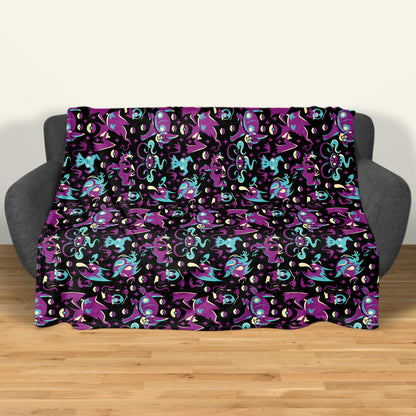 Sableye Fleece Blanket Home Decor Banette Blanket Throw Blanket Cute Baby Blanket Sableye Blanket Gifts