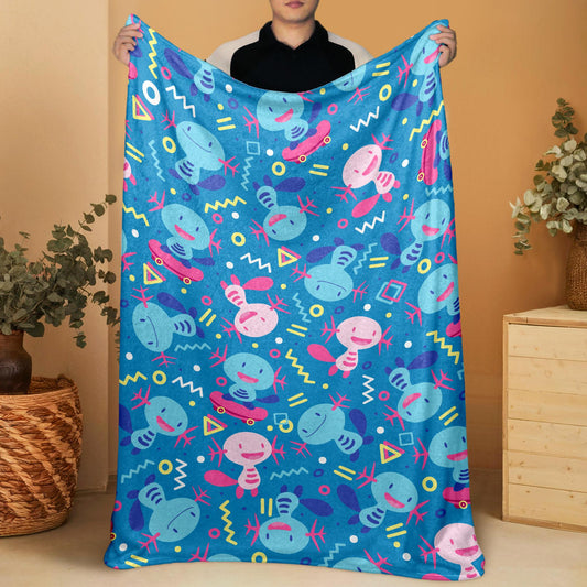 Wooper Fleece Blanket Home Decor Throw Blanket Bedroom Decor Baby Blanket Cute Wooper Blanket Gifts