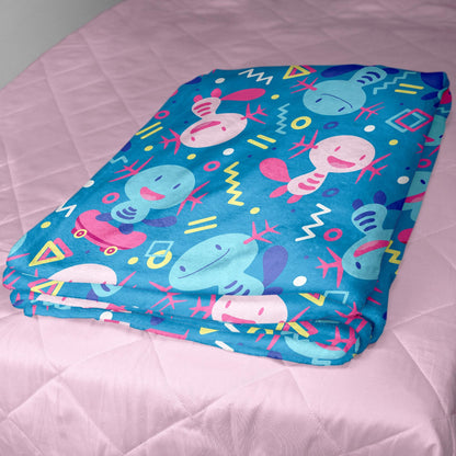 Wooper Fleece Blanket Home Decor Throw Blanket Bedroom Decor Baby Blanket Cute Wooper Blanket Gifts