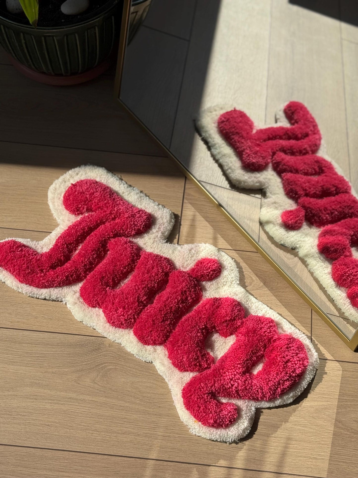 3D Juicy Tufted Rug – Fluffy Handmade Fruit-Inspired Carpet – Playful Pop Art Floor Mat – Bold Soft Decor