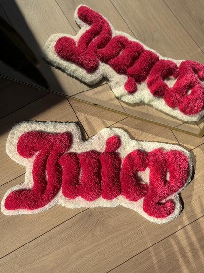 3D Juicy Tufted Rug – Fluffy Handmade Fruit-Inspired Carpet – Playful Pop Art Floor Mat – Bold Soft Decor