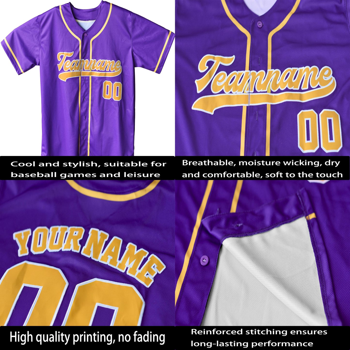 Custom Gradient baseball jersey,Personalized Team Name Number Logo Jersey Uniform,Baseball jersey men Women jersey Family jersey Team jersey